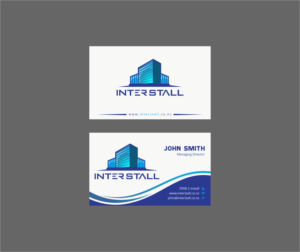 Diseño de Tarjeta de Presentación por INDIAN_Ashok para Interstall ltd | Diseño: #16613285