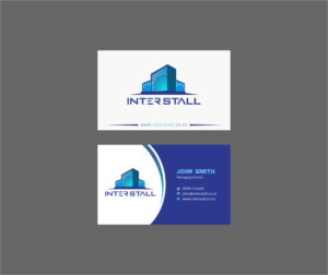 Diseño de Tarjeta de Presentación por INDIAN_Ashok para Interstall ltd | Diseño: #16613288