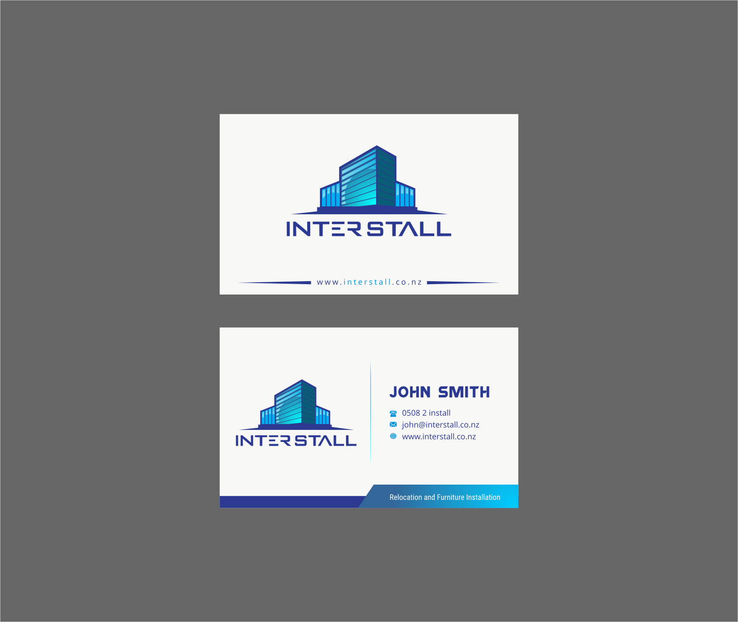 Diseño de Tarjeta de Presentación por INDIAN_Ashok para Interstall ltd | Diseño #16613290