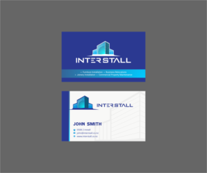 Diseño de Tarjeta de Presentación por INDIAN_Ashok para Interstall ltd | Diseño: #16613304