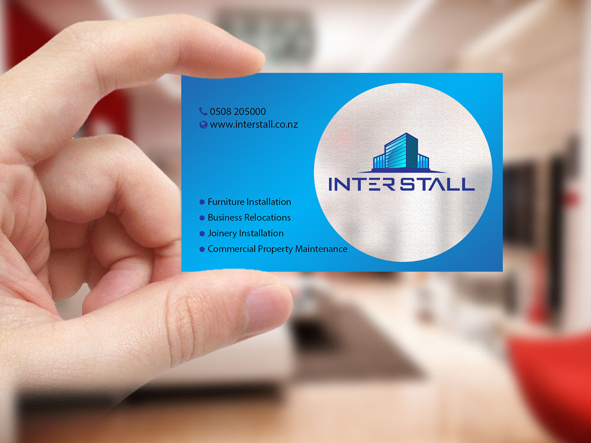 Diseño de Tarjeta de Presentación por Creations Box 2015 para Interstall ltd | Diseño #16618794