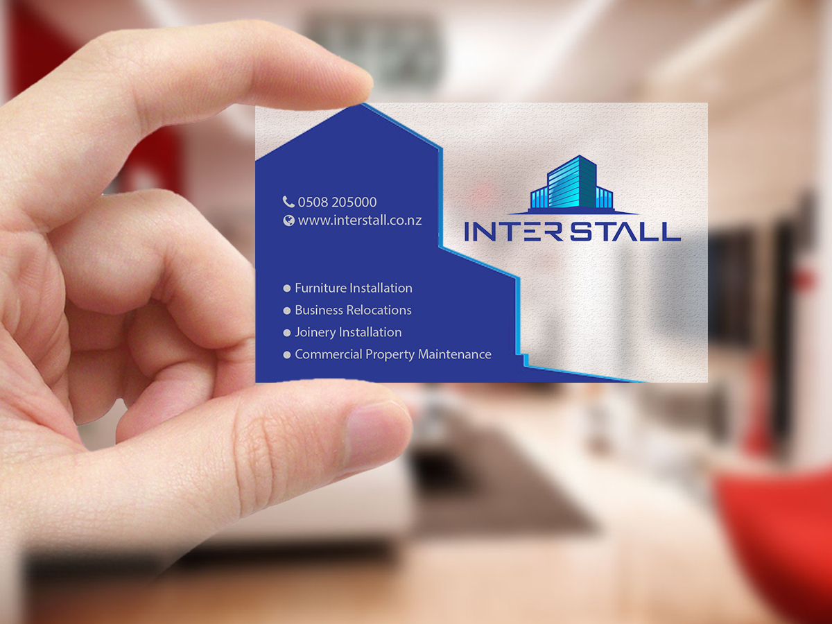 Diseño de Tarjeta de Presentación por Creations Box 2015 para Interstall ltd | Diseño #16618802
