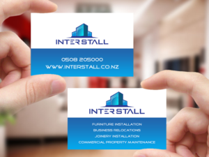 Diseño de Tarjeta de Presentación por Creations Box 2015 para Interstall ltd | Diseño: #16618805