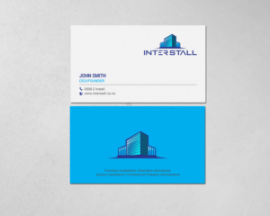 Diseño de Tarjeta de Presentación por chandrayaan.creative para Interstall ltd | Diseño: #16628167