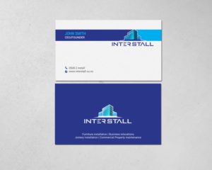 Diseño de Tarjeta de Presentación por chandrayaan.creative para Interstall ltd | Diseño: #16628170