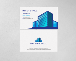 Diseño de Tarjeta de Presentación por chandrayaan.creative para Interstall ltd | Diseño: #16628176