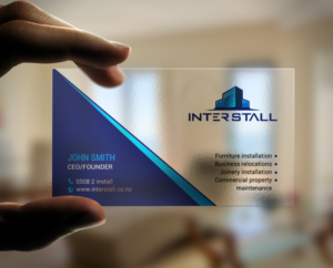 Diseño de Tarjeta de Presentación por chandrayaan.creative para Interstall ltd | Diseño: #16628178