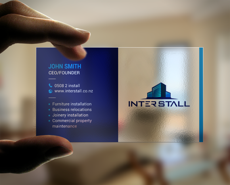 Diseño de Tarjeta de Presentación por chandrayaan.creative para Interstall ltd | Diseño #16628181