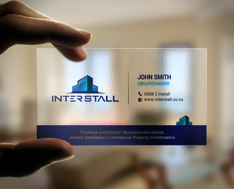 Diseño de Tarjeta de Presentación por chandrayaan.creative para Interstall ltd | Diseño #16628183