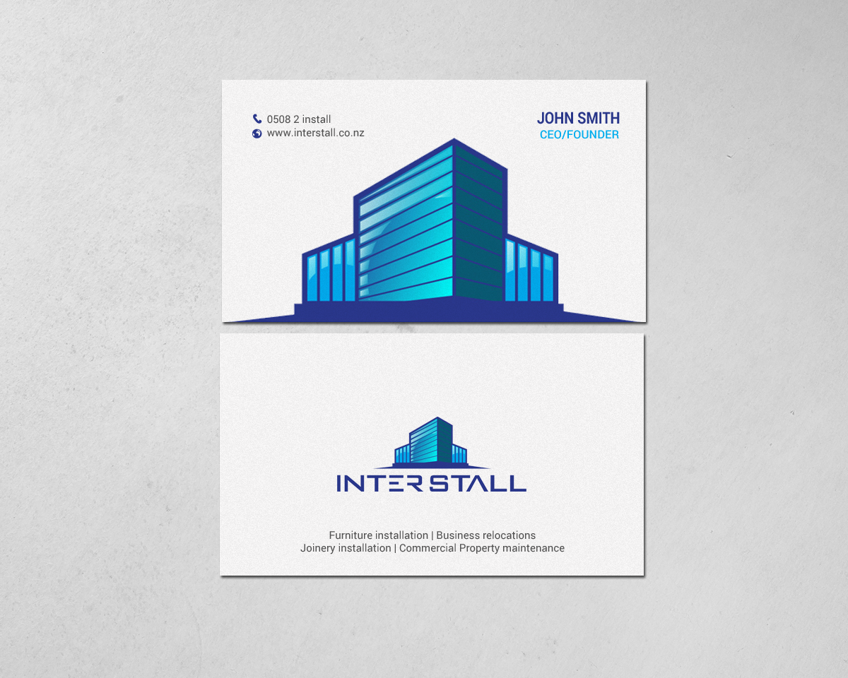 Diseño de Tarjeta de Presentación por chandrayaan.creative para Interstall ltd | Diseño #16628186