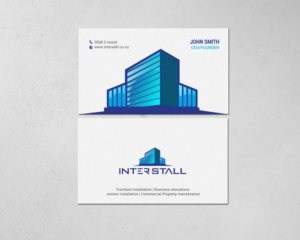 Diseño de Tarjeta de Presentación por chandrayaan.creative para Interstall ltd | Diseño: #16628186