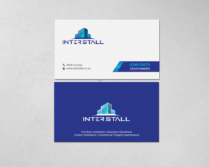 Diseño de Tarjeta de Presentación por chandrayaan.creative para Interstall ltd | Diseño: #16628285