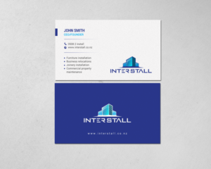 Diseño de Tarjeta de Presentación por chandrayaan.creative para Interstall ltd | Diseño: #16628289