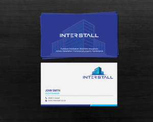 Diseño de Tarjeta de Presentación por chandrayaan.creative para Interstall ltd | Diseño: #16640921