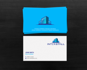 Diseño de Tarjeta de Presentación por chandrayaan.creative para Interstall ltd | Diseño: #16640923