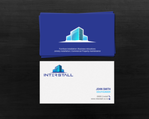 Diseño de Tarjeta de Presentación por chandrayaan.creative para Interstall ltd | Diseño: #16640924