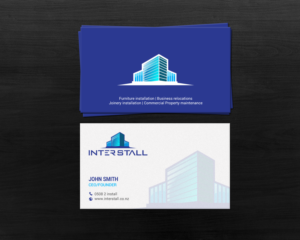 Diseño de Tarjeta de Presentación por chandrayaan.creative para Interstall ltd | Diseño: #16640947