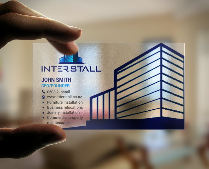 Diseño de Tarjeta de Presentación por chandrayaan.creative para Interstall ltd | Diseño #16640949