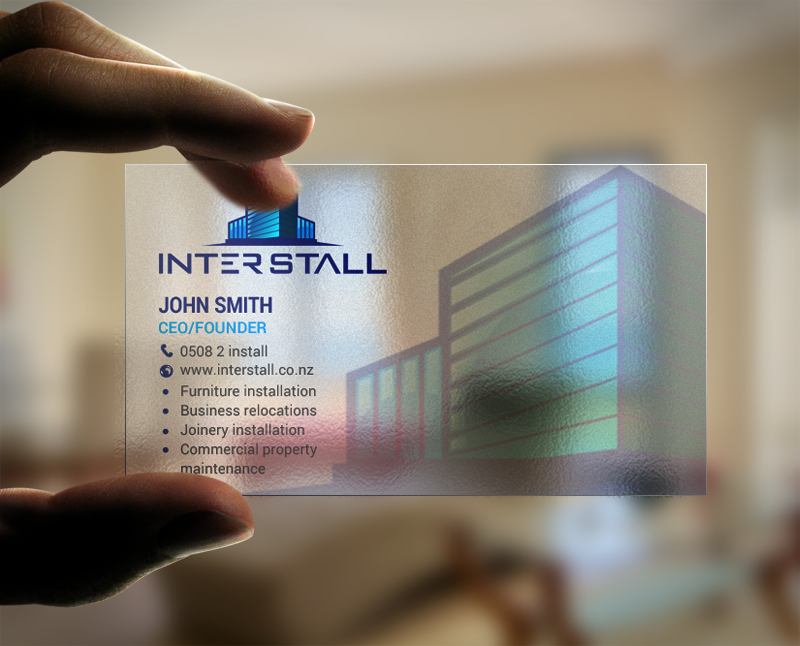 Diseño de Tarjeta de Presentación por chandrayaan.creative para Interstall ltd | Diseño #16640951