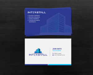 Diseño de Tarjeta de Presentación por chandrayaan.creative para Interstall ltd | Diseño: #16641071