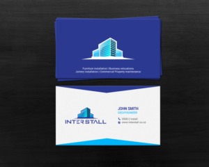 Diseño de Tarjeta de Presentación por chandrayaan.creative para Interstall ltd | Diseño: #16641074