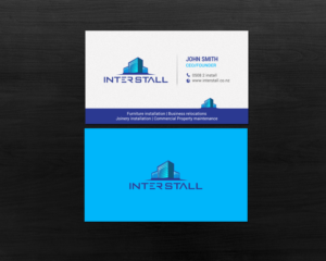 Diseño de Tarjeta de Presentación por chandrayaan.creative para Interstall ltd | Diseño: #16641432