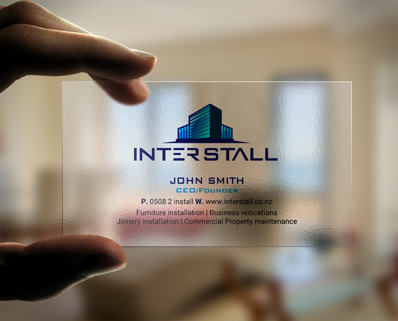 Diseño de Tarjeta de Presentación por chandrayaan.creative para Interstall ltd | Diseño #16641506