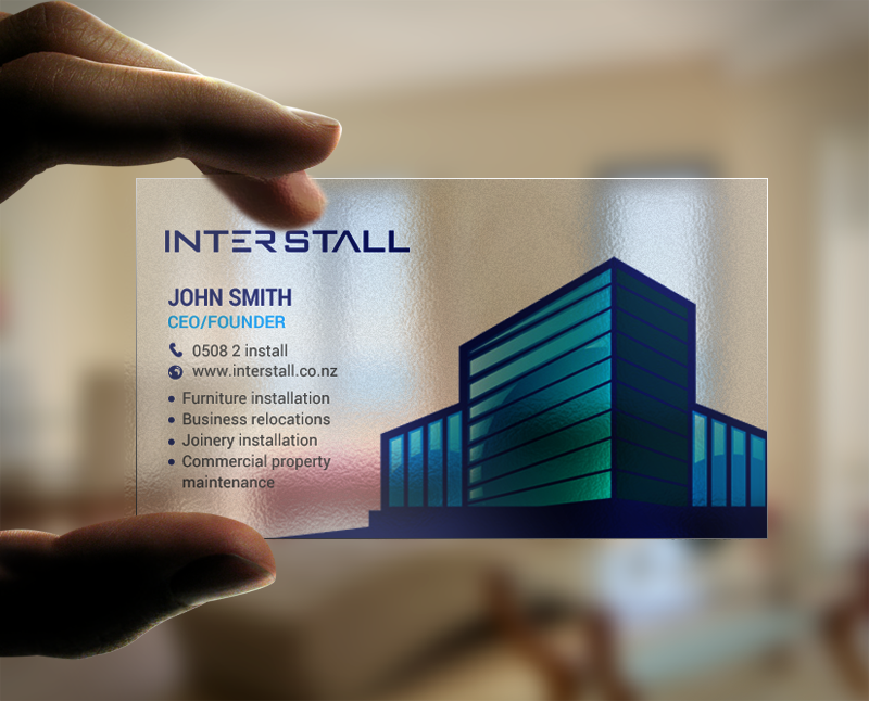 Diseño de Tarjeta de Presentación por chandrayaan.creative para Interstall ltd | Diseño #16641529