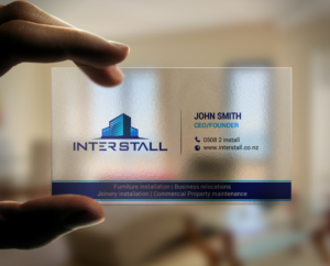 Diseño de Tarjeta de Presentación por chandrayaan.creative para Interstall ltd | Diseño: #16641530