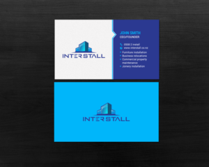 Diseño de Tarjeta de Presentación por chandrayaan.creative para Interstall ltd | Diseño: #16641531