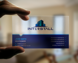 Diseño de Tarjeta de Presentación por chandrayaan.creative para Interstall ltd | Diseño: #16641632