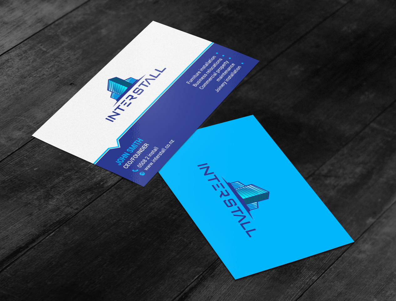 Business Card Design by chandrayaan.creative for Interstall ltd | Design #16641634