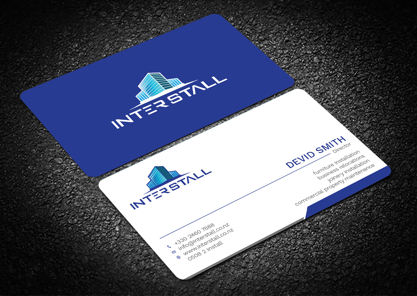 Diseño de Tarjeta de Presentación por Graphic Flame para Interstall ltd | Diseño #16615039