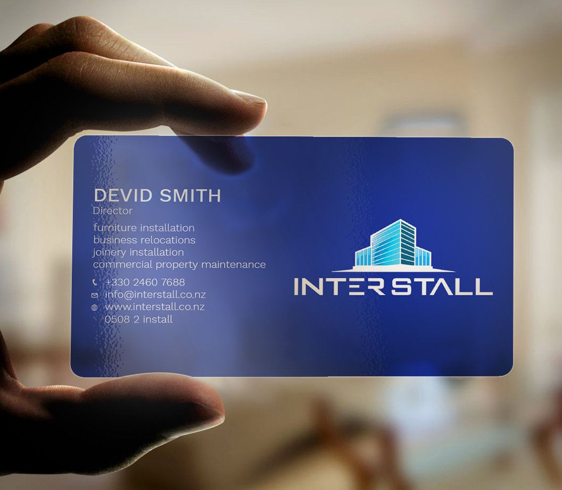 Diseño de Tarjeta de Presentación por Graphic Flame para Interstall ltd | Diseño #16615055