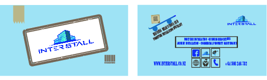 Diseño de Tarjeta de Presentación por baje pe para Interstall ltd | Diseño #16644119