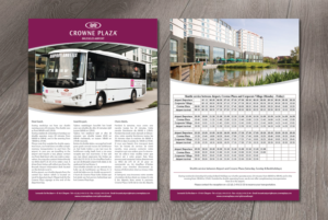 Diseño de Flyer por alex989 para Crowne Plaza Brussels Airport | Diseño: #16647858