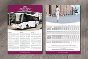 Diseño de Flyer por alex989 para Crowne Plaza Brussels Airport | Diseño: #16647859