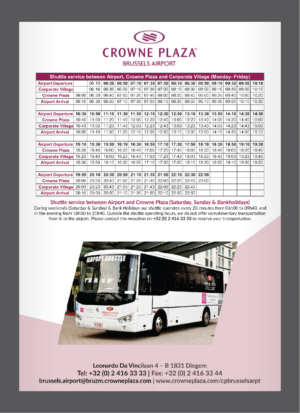 Diseño de Flyer por Deziners Zone para Crowne Plaza Brussels Airport | Diseño: #16648992