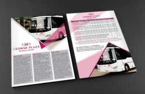 Diseño de Flyer por Deziners Zone para Crowne Plaza Brussels Airport | Diseño: #16648994