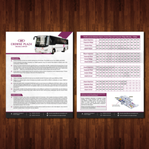 Diseño de Flyer por creative.bugs para Crowne Plaza Brussels Airport | Diseño: #16650068