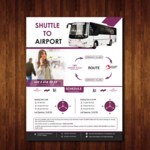 Diseño de Flyer por creative.bugs para Crowne Plaza Brussels Airport | Diseño: #16683194