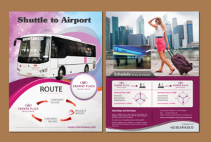Diseño de Flyer por meet007 para Crowne Plaza Brussels Airport | Diseño: #16661469