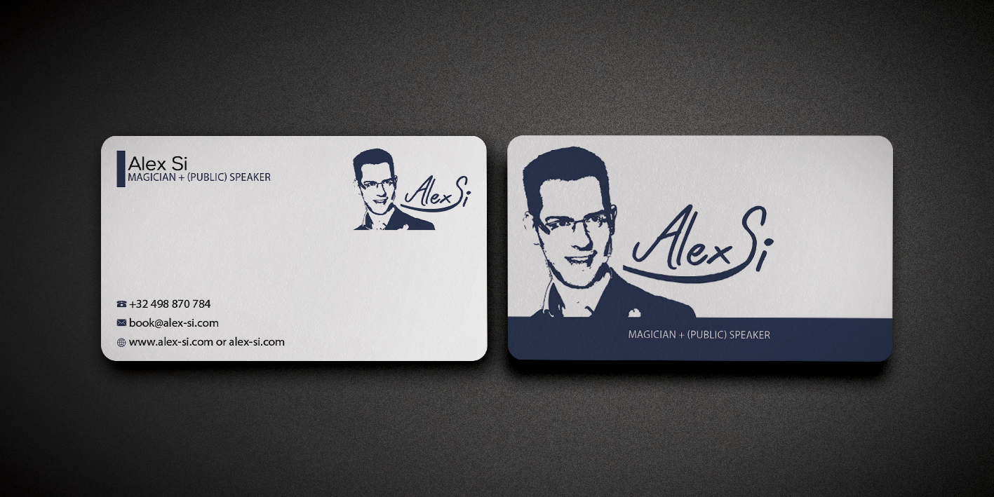 modern professional artists business card design for a company by artists business card