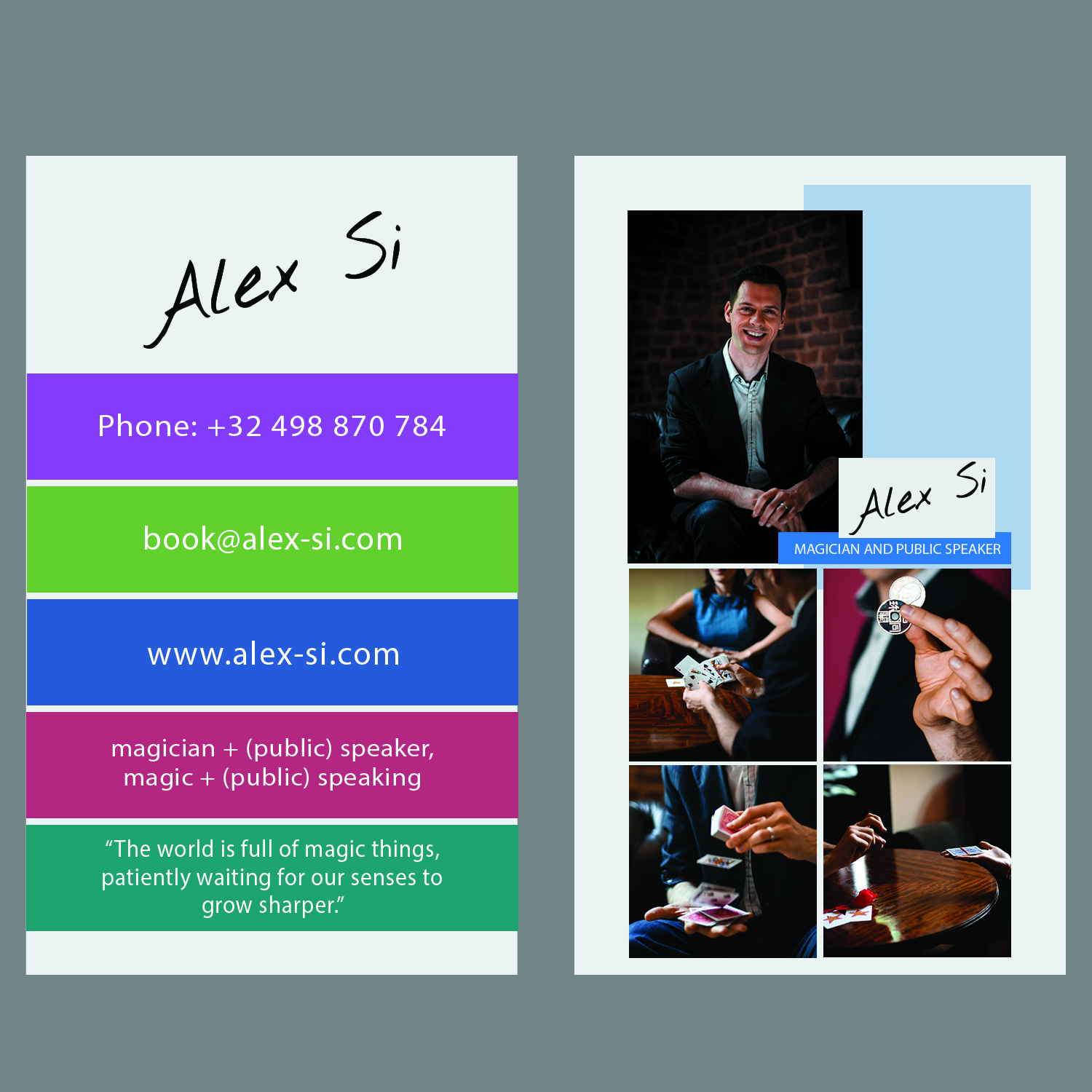 Visitenkarten-Design von VladimirSp für dieses Projekt | Design #16644581