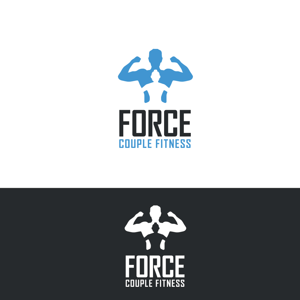 Logo Design by Sujit Banerjee for Force Couple Fitness, LLC | Design #16628048