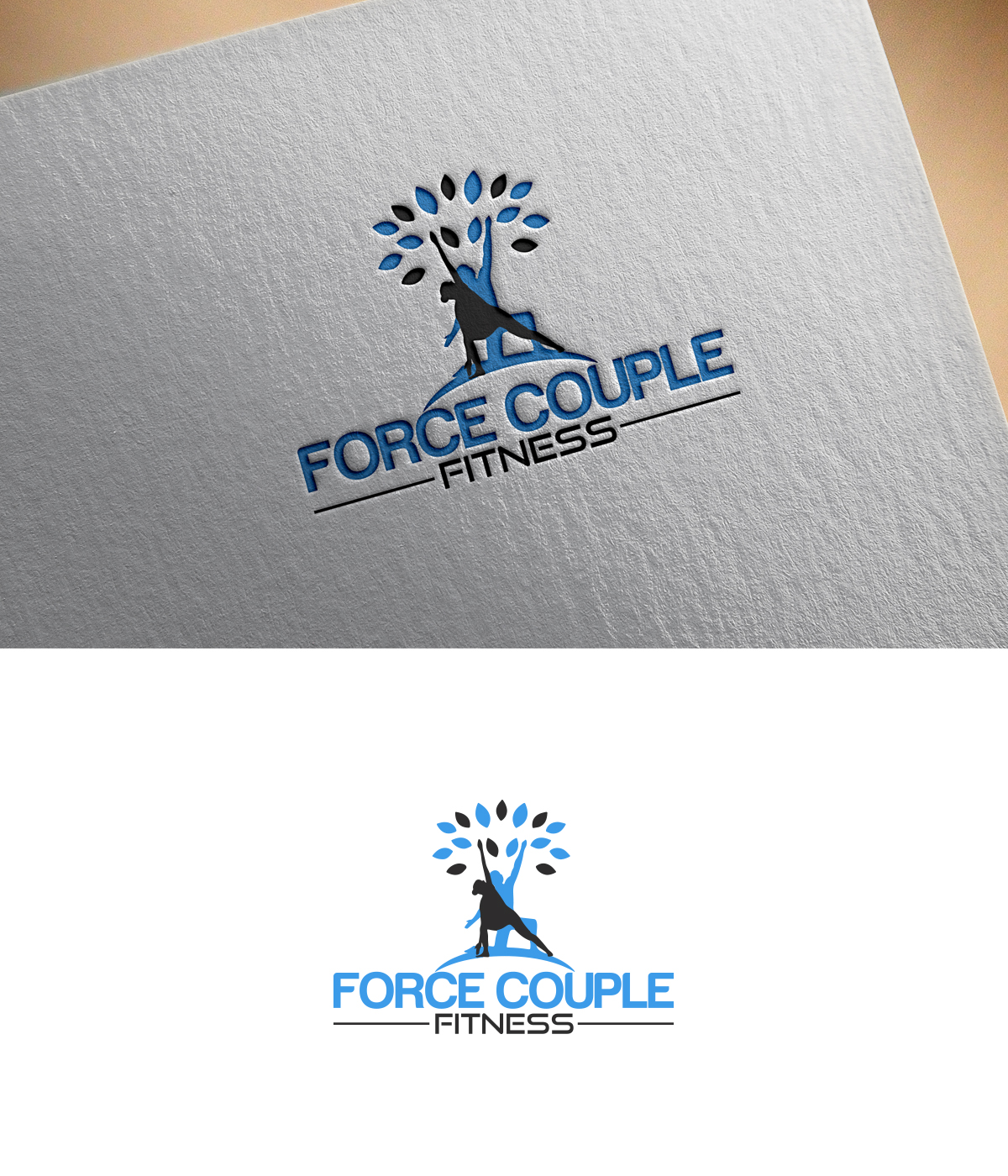 Logo-Design von supercreative für Force Couple Fitness, LLC | Design #16635196