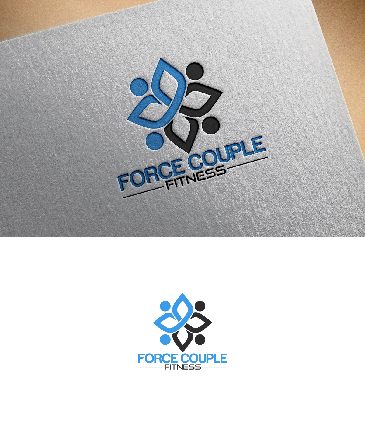 Logo Design by supercreative for Force Couple Fitness, LLC | Design #16635198