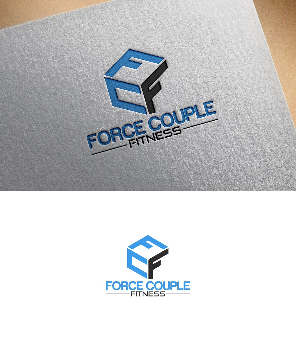 Logo Design by supercreative for Force Couple Fitness, LLC | Design #16635199