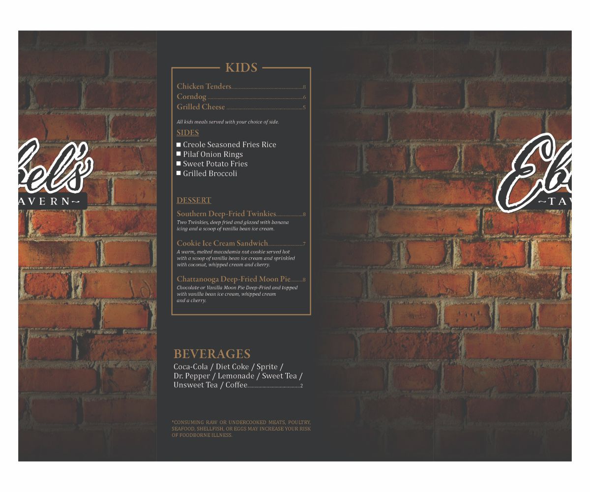 Menu Design by Cut and Glue for this project | Design #16741626