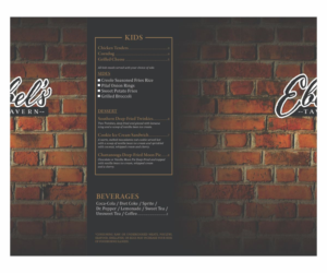 Menu Design by Cut and Glue for this project | Design: #16741626